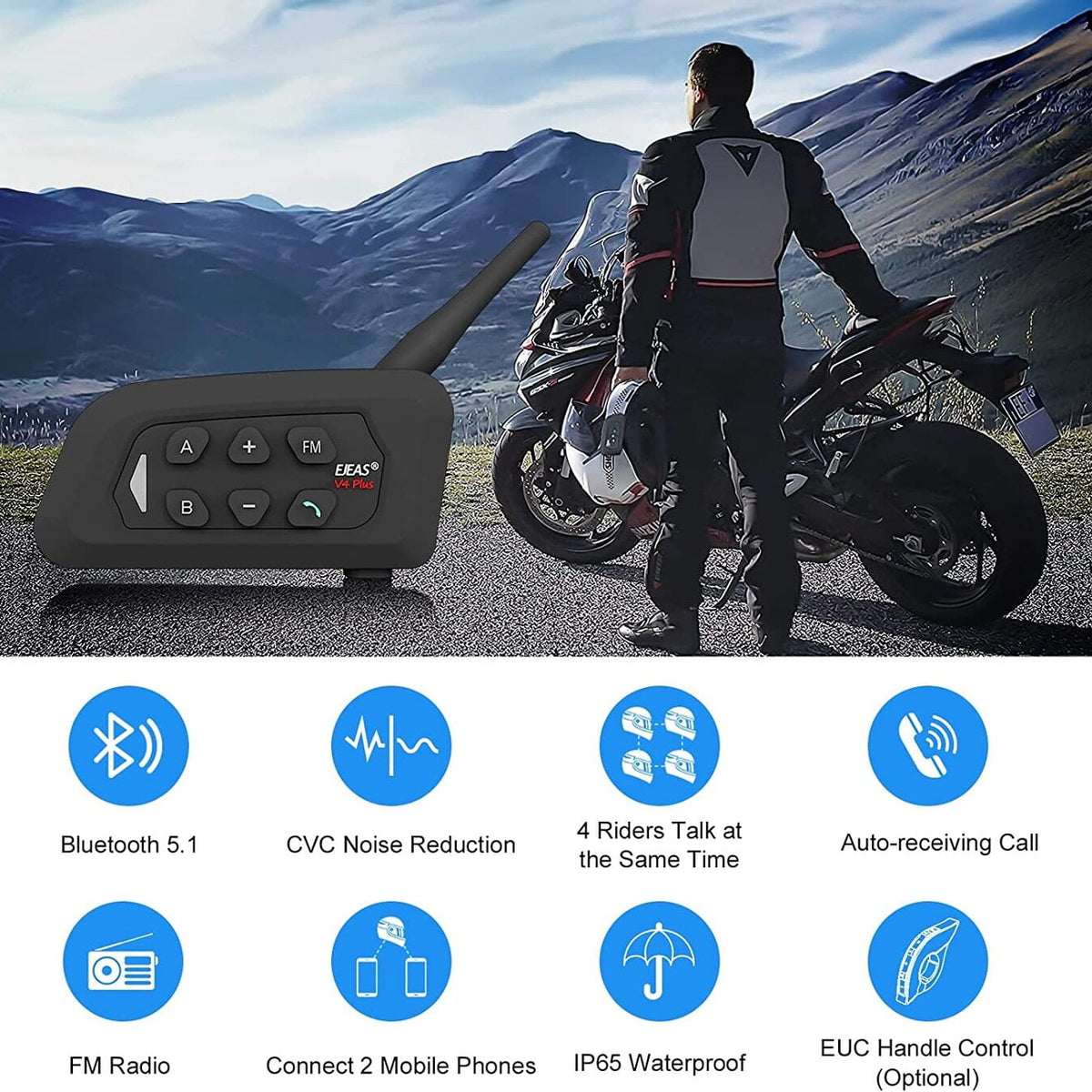 EJEAS V4 Plus Intercom