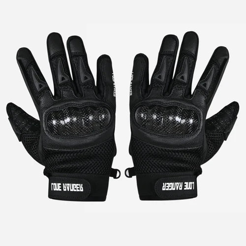 Lone Ranger AirX Biker Gloves- Black