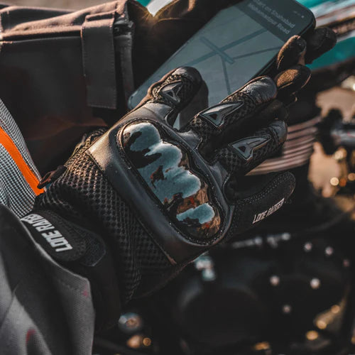 Lone Ranger AirX Biker Gloves- Black