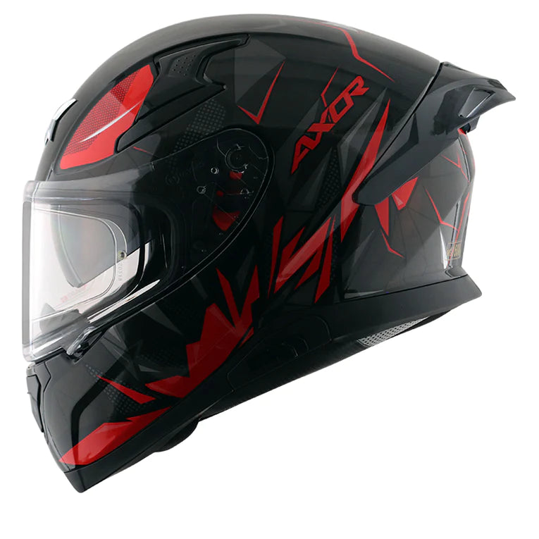 APEX HUNTER HELMET BLACK RED
