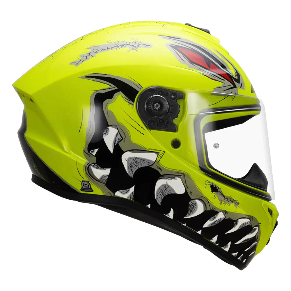 AXXIS DRAKEN FORZA HELMET WITH FREE SMOKE VISOR HELMETWALA.COM