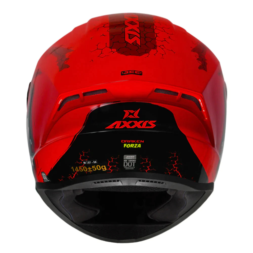AXXIS DRAKEN FORZA HELMET WITH FREE SMOKE VISOR