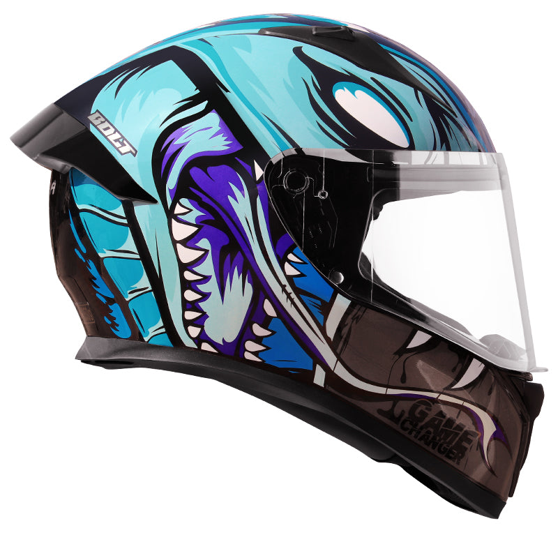 Bolt Game Changer Black Blue Helmet