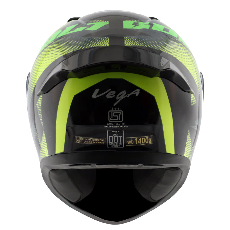 Bolt Macho Black Neon Yellow Free Balaclava Mask