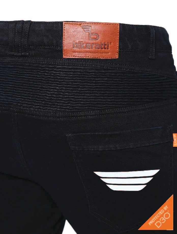 Bikeratti Steam Denim Jeans with Kevlar and D3O Armour