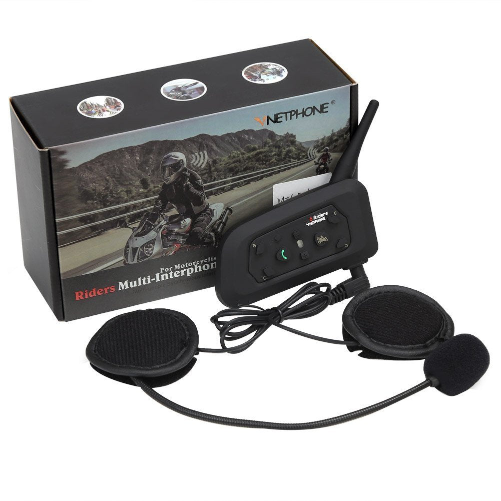 Vnetphone V6 Motorcycle Helmet Bluetooth Intercom