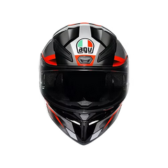 AGV K1 S HELMET - FASTLAP BLACK/GREY/RED (ISI & ECE2206)