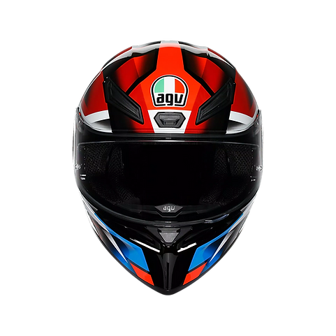 AGV K1 S HELMET - FASTLAP BLACK/RED/BLUE (ISI & ECE2206)