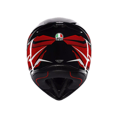 AGV K1 S HELMET - LION BLACK/RED/WHITE (ISI & ECE2206)