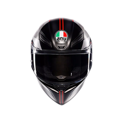AGV K1 S HELMET - LAP MATT BLACK/GREY/RED (ISI & ECE2206)