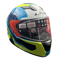 LS2 STREAM EVO LETAILS BLUE/HI VIZ YELLOW