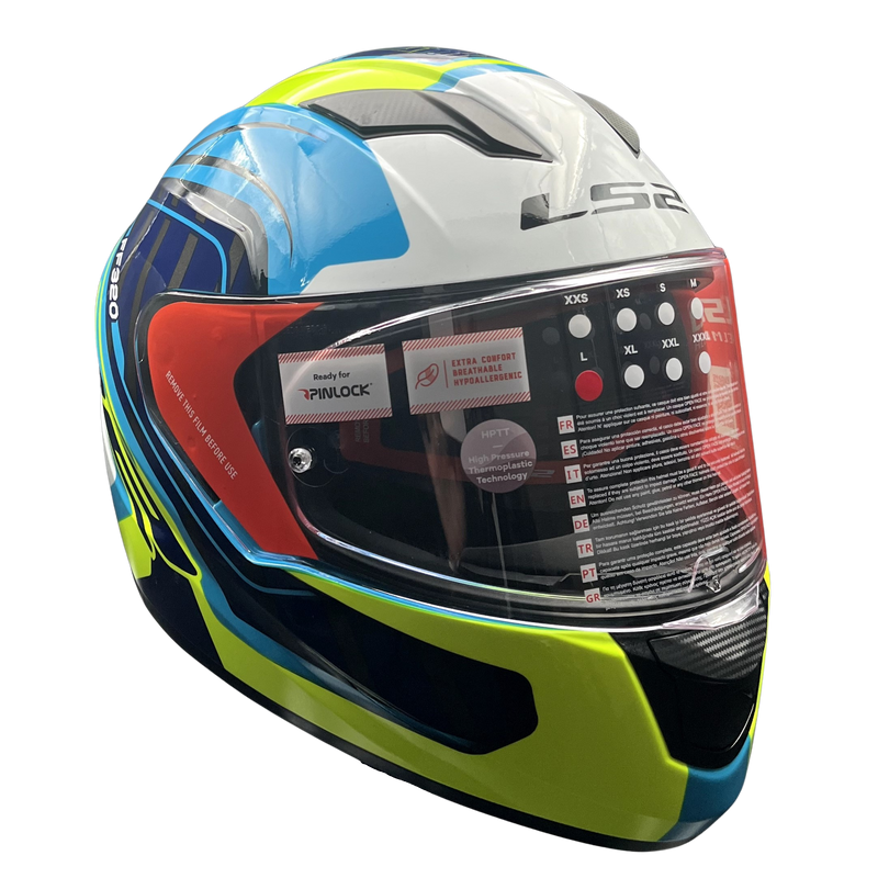 LS2 STREAM EVO LETAILS BLUE/HI VIZ YELLOW