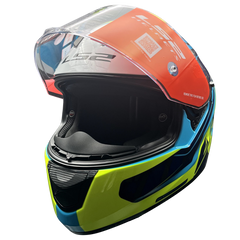 LS2 STREAM EVO LETAILS BLUE/HI VIZ YELLOW