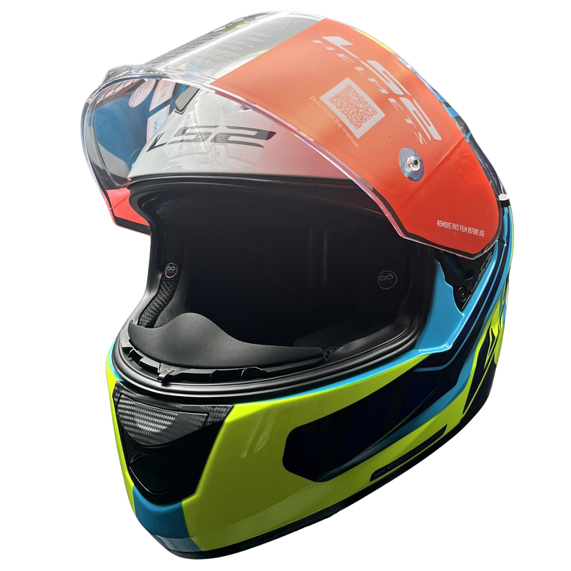 LS2 STREAM EVO LETAILS BLUE/HI VIZ YELLOW