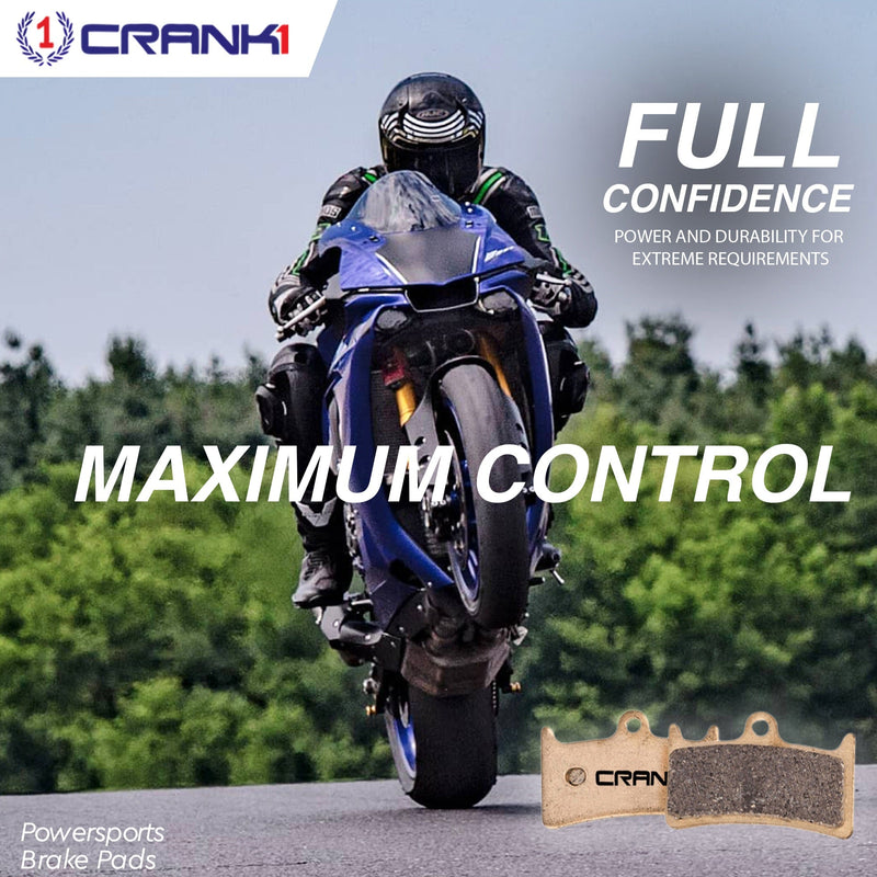 Ceramic Brake Pads For Yezdi Adventure (2022-2025) - Front - CRM859
