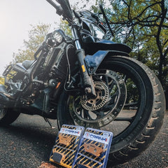 Ceramic Brake Pads For Royal Enfield Classic 350 Stealth Black - Rear - CRM359 - 1 Set