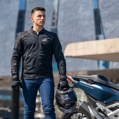 LS2 BREEZE JACKET - BLACK - CE CLASS A CERTIFIED JACKET
