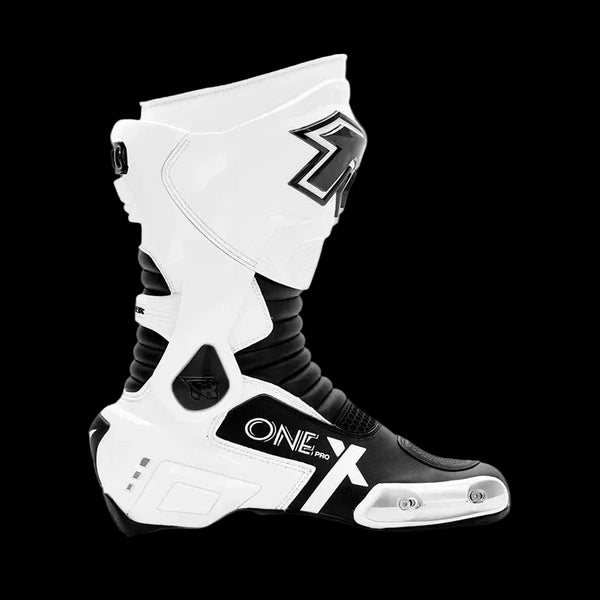 TIGER TR ONE PRO X SPORTS BIKERS RIDING BOOTS - WHITE