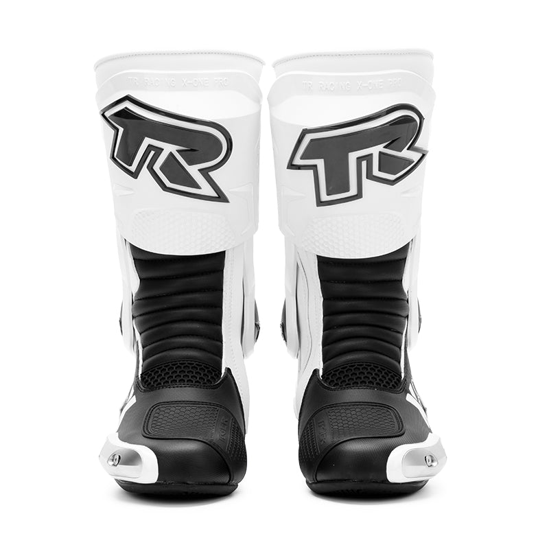TIGER TR ONE PRO X SPORTS BIKERS RIDING BOOTS - WHITE