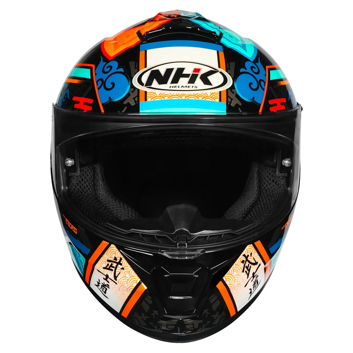 NHK K5R ALEX ESCRIG #7 - BLACK RED GLOSSY