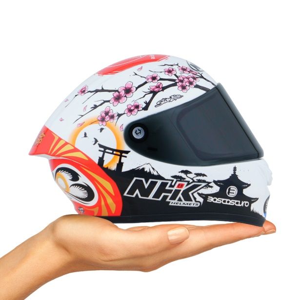 NHK GPR TECH MINI HELMET SKALA 1:8 – ALONSO LOPEZ #12
