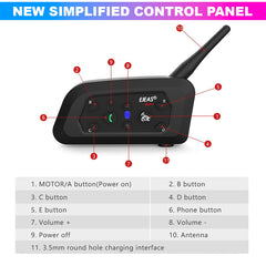 Helmet Intercom V6 Pro