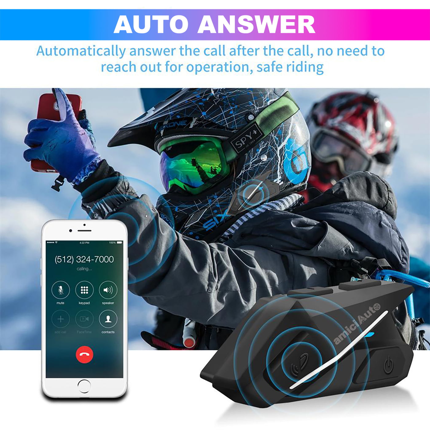 Helmet Bluetooth Handsfree YZ06