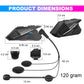 Helmet Bluetooth Handsfree YZ06