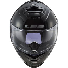 LS2 STORM II SOLID GLOSSY BLACK