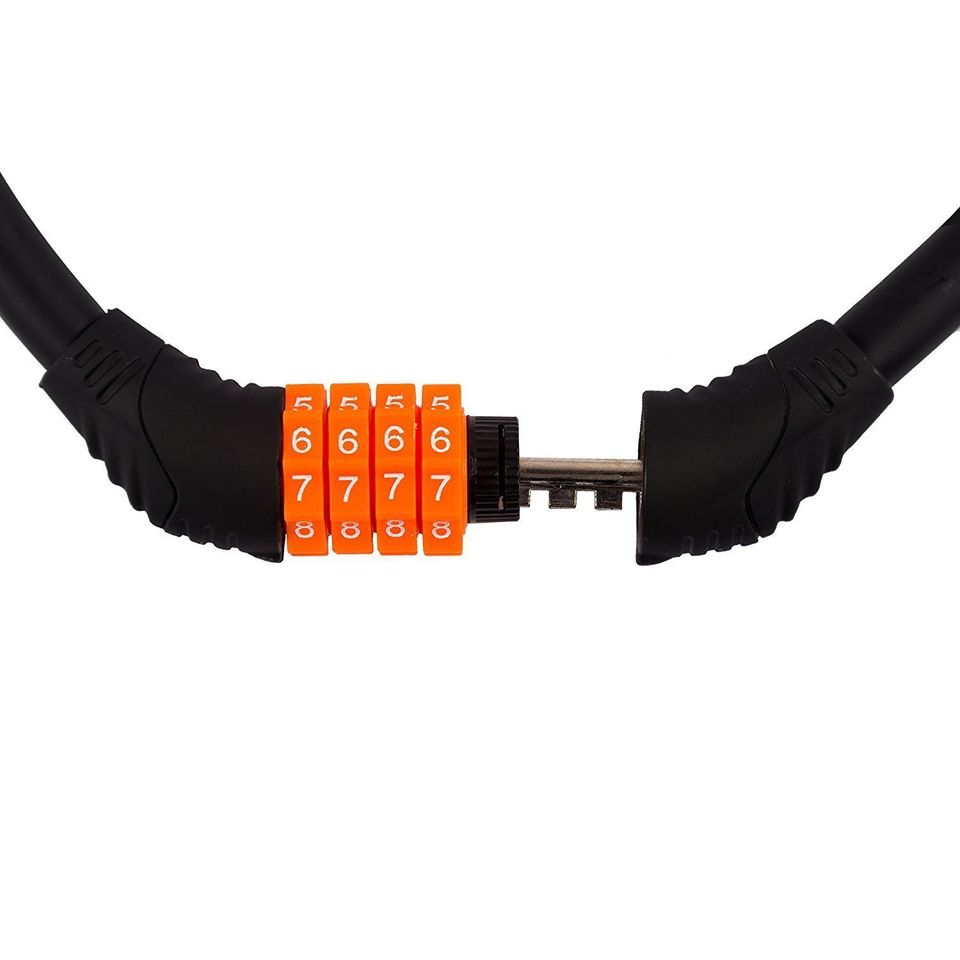 AUTOTRUMP Export Quality Multipurpose Number Changing Lock (Black orange)