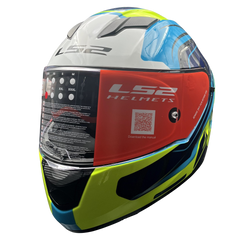 LS2 STREAM EVO LETAILS BLUE/HI VIZ YELLOW