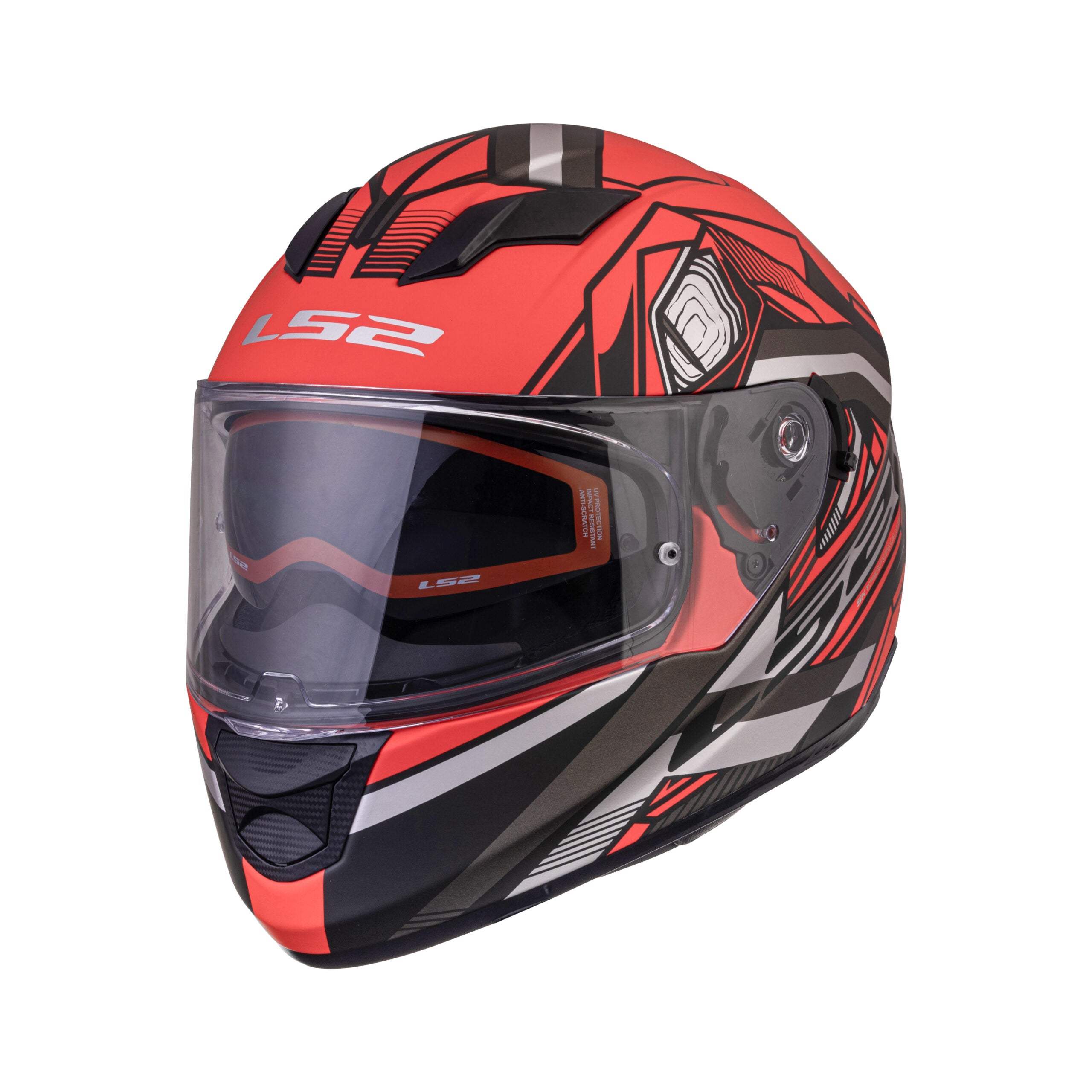 LS2 STREAM EVO REFLEX RED BLACK 7C