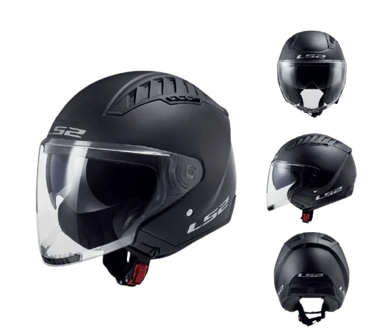 LS2 OF600 COPTER MATT BLACK