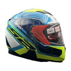 LS2 STREAM EVO LETAILS BLUE/HI VIZ YELLOW