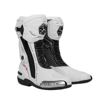 SCOYCO HIGH PROTECTION COMFORT RIDING RACING BOOTS - White