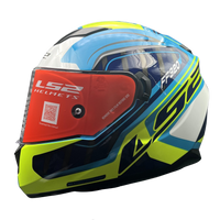 LS2 STREAM EVO LETAILS BLUE/HI VIZ YELLOW