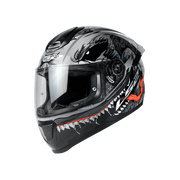 ls2 ff351 misfits helmet LS2 FF352 FLASH MONSTER GLOSS BLACK GREY – HELMETWALA.COM