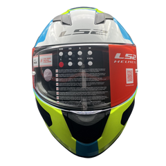 LS2 STREAM EVO LETAILS BLUE/HI VIZ YELLOW