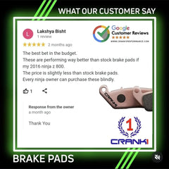 Sintered Brake Pads For Royal Enfield Continental GT 535 (2013-2018) - Rear - CB312 - 1 Set