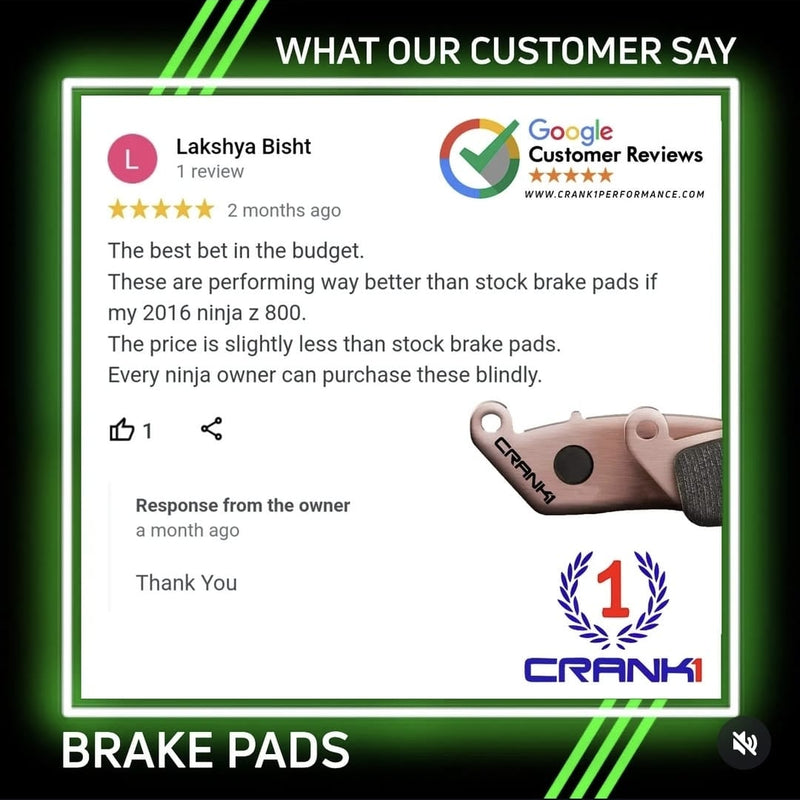 Sintered Brake Pads For Yamaha R15 V3 - Front - CB181 - 1 Set