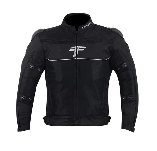 Tarmac One III Black Level 2 Riding Jacket with SAFE TECH protectors + FREE Tarmac Tex gloves