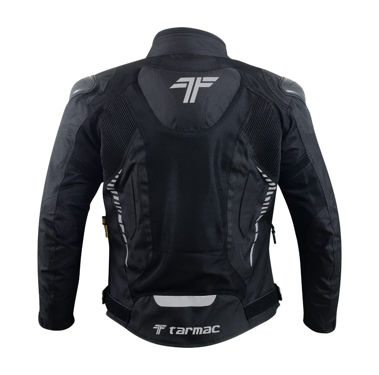 Tarmac Corsa Black Riding Jacket with SAFE TECH protectors