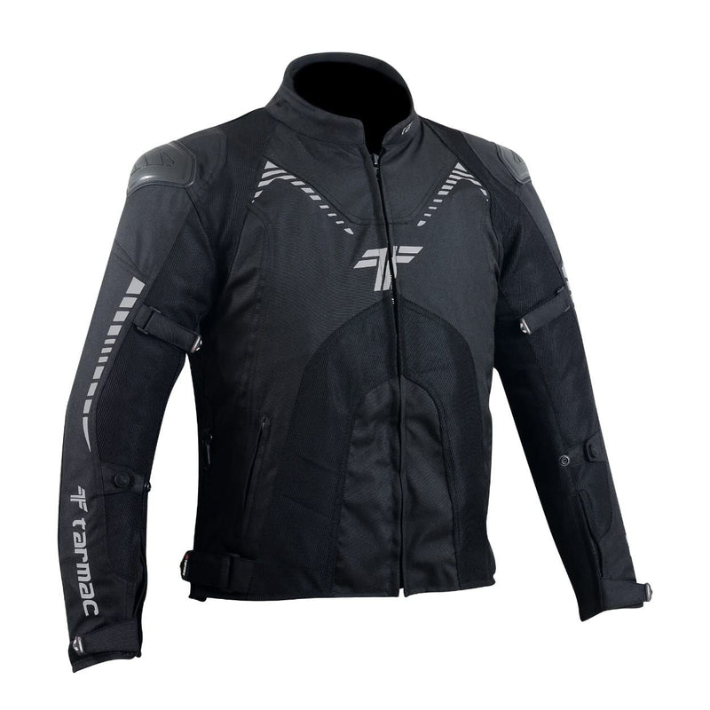 Tarmac Corsa Black Riding Jacket with SAFE TECH protectors
