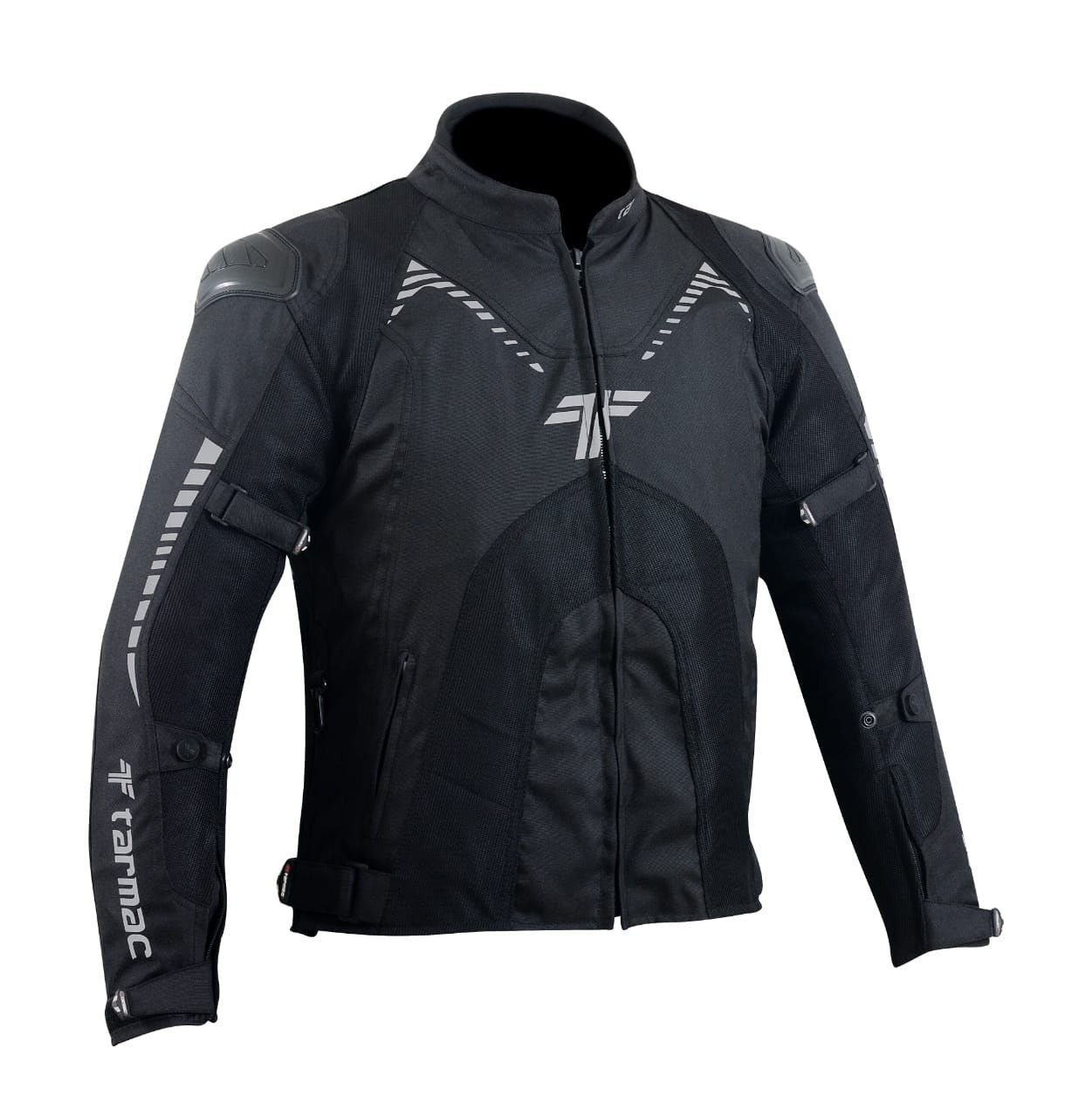 Tarmac Corsa Black Riding Jacket with SAFE TECH protectors