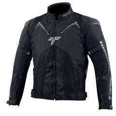Tarmac Corsa Black Riding Jacket with SAFE TECH protectors