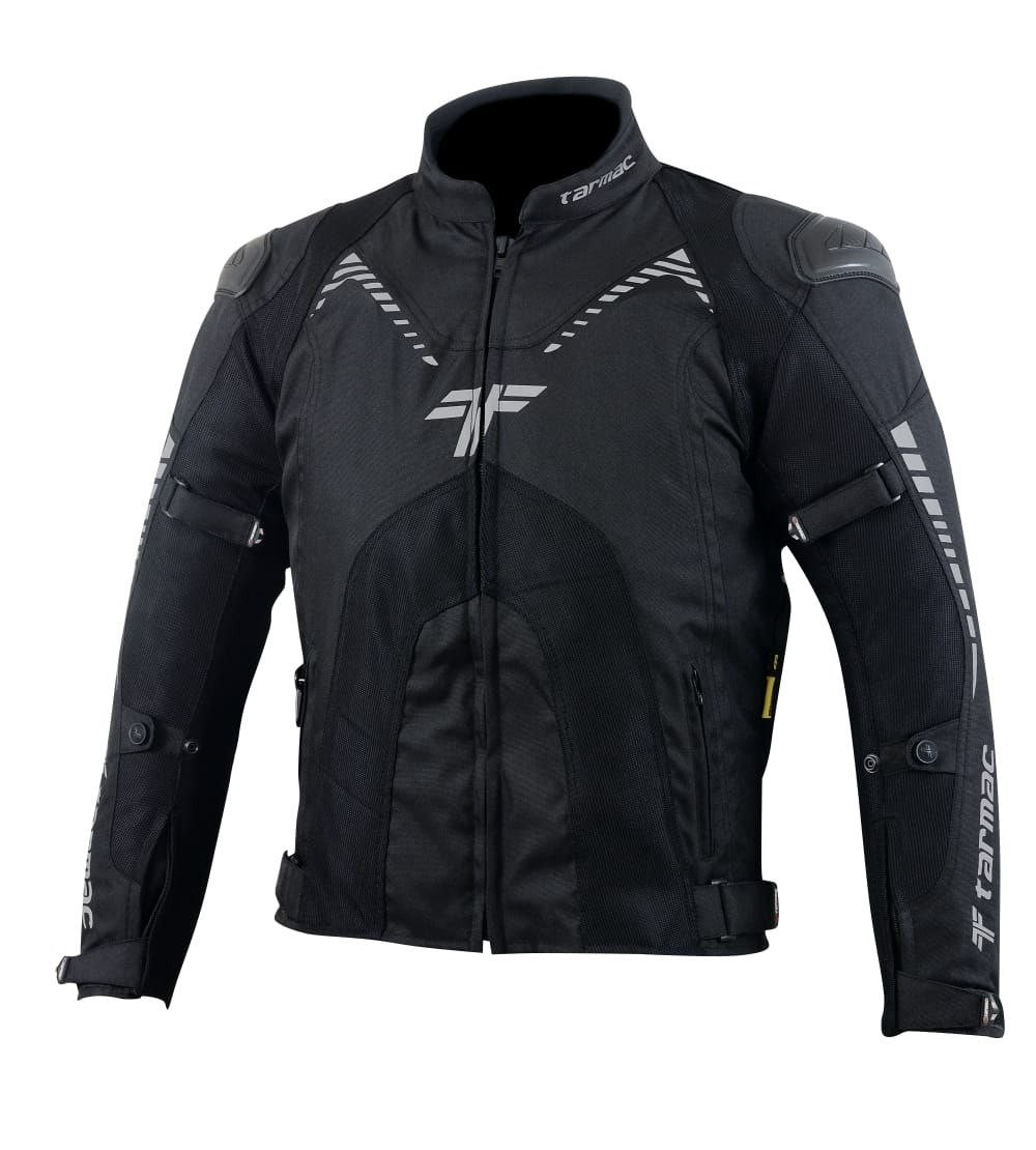 Tarmac Corsa Black Riding Jacket with SAFE TECH protectors