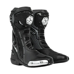 SCOYCO HIGH PROTECTION COMFORT RIDING RACING BOOTS - Black/Grey