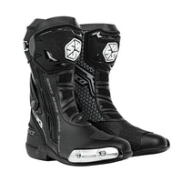 SCOYCO HIGH PROTECTION COMFORT RIDING RACING BOOTS - Black/Grey