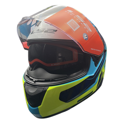 LS2 STREAM EVO LETAILS BLUE/HI VIZ YELLOW