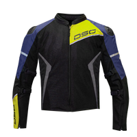 DSG Apex Air-Flow Riding Jacket Racing Blue Grey Yellow Fluo